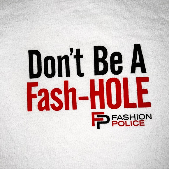 RARE! Fashion Police T-Shirt from the original TV show with Joan Rivers! - Picture 2 of 6